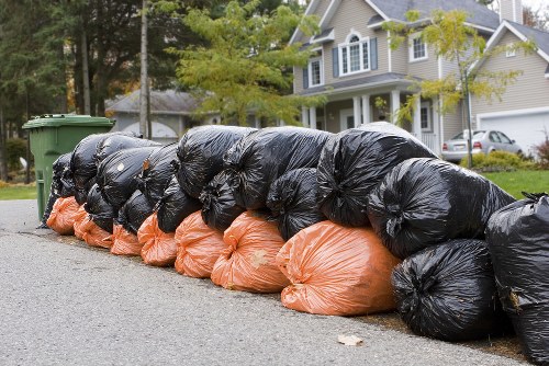 Eco-friendly waste disposal process.