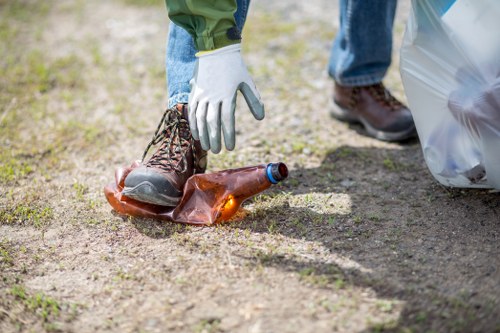 Expert team clearing garden waste in Vauxhall